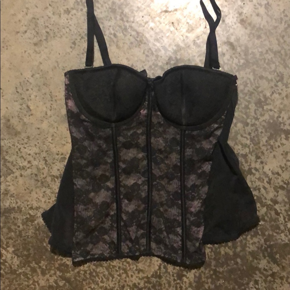 Victoria’s Secret Lace Zip-Up Corset